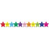 Hygloss Colorful Happy Stars Border Strips (33655)