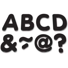 Teacher Created Resources Black 2" Magnetic Letters (77188)