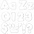 TREND White 4" Casual Ready Letters Combo Pack (79905)