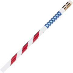 Moon Products Stars & Stripes Themed Pencils (7856B)