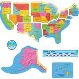 TREND US Map Bulletin Board Set (8160)