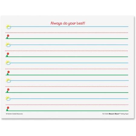 Teacher Created Resources K - 1 1" Spacing Writing Paper - Letter (76503)