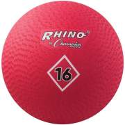 Champion Sports 16 Inch Playground Ball Red (PG16RD)