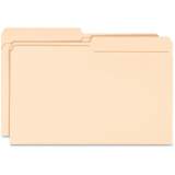 Business Source 1/2 Tab Cut Legal Recycled Top Tab File Folder (99718)