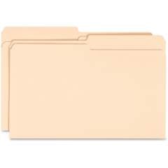 Business Source 1/2 Tab Cut Legal Recycled Top Tab File Folder (99718)