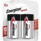 Energizer Max Alkaline D Batteries (E95BP2CT)