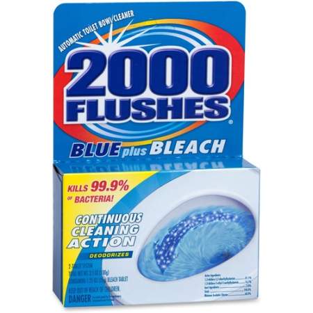 WD-40 2000 Flushes Blue/Bleach Bowl Cleaner Tablets (208017CT)