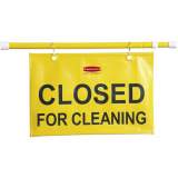 Rubbermaid Commercial Closed For Cleaning Safety Sign (9S1500YWCT)