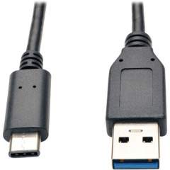 Tripp Lite 3ft USB 3.1 Gen 2 USB-C to USB-A Cable 10 Gbps USB Type-C M/M 3' (U428003G2)