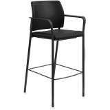 HON Accommodate Cafe Stool, Fixed Arms (SCS2FEUR10B)
