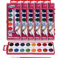 RoseArt 16-Color Washable Watercolors with Brush (DFB79)