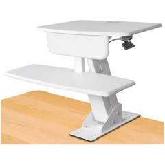 Kantek Desk Clamp On Sit To Stand Workstation White (STS800W)
