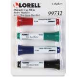 Lorell Magnetic Cap Whiteboard Markers (99732)