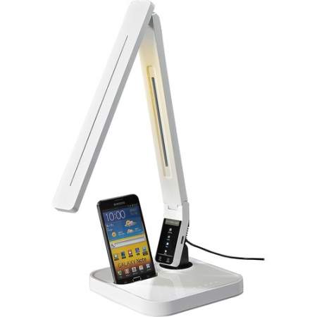 Lorell Micro USB Charger LED Desk Lamp (99770)