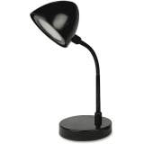 Lorell Black Shade LED Desk Lamp (99776)