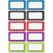 Ashley Dotted Dry Erase Nameplate Magnets (10118)