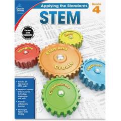 Carson-Dellosa Education Carson-Dellosa Education Grade 4 Applying the Standards STEM Workbook Printed Book (104855)