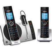 Vtech Connect to Cell DS6771-3 DECT 6.0 Cordless Phone - Black, Silver