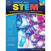 Teacher Created Resources Grade 4 Step Into STEM Workbook Printed Book Printed Book (3897)