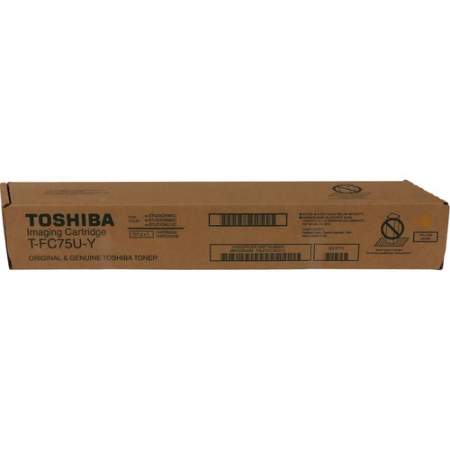 Toshiba Original Toner Cartridge - Yellow (TFC75UY)