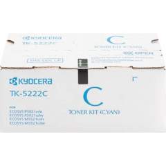 Kyocera TK-5222C Original Toner Cartridge - Cyan