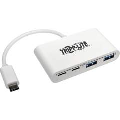 Tripp Lite 4-Port USB 3.1 Gen 1 Portable Hub USB-C to x2 USB-A and x2 USB-C (U4600042A2C)