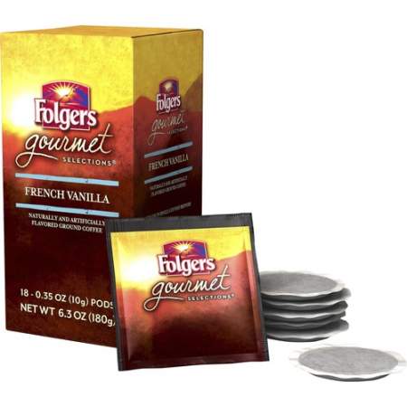Folgers Gourmet Selections French Vanilla Coffee Pod (63102CT)