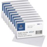 Business Source Ruled White Index Cards (65261BX)