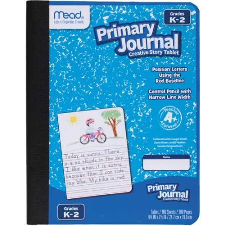Mead Grade K-2 Classroom Primary Journal Story Tablet (09554CT)