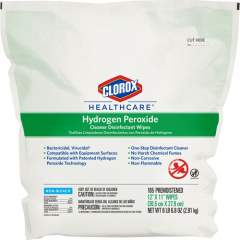 Clorox Healthcare Hydrogen Peroxide Cleaner Disinfectant Wipes (30827)