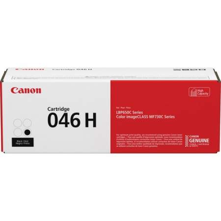 Canon 046H Original Toner Cartridge - Black (CRTDG046HBK)