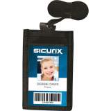 SICURIX Carrying Case (Pouch) Business Card - Black (55120BX)