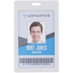 Advantus Vertical Rigid ID Badge Holder (97066)