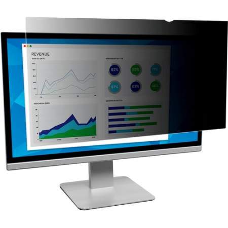 3M Privacy Filter PF280W9B for 28" Monitor Black, Glossy, Matte