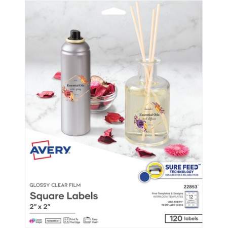 Avery Sure Feed Glossy Labels (22853)