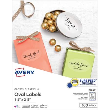 Avery Sure Feed Glossy Labels (22854)