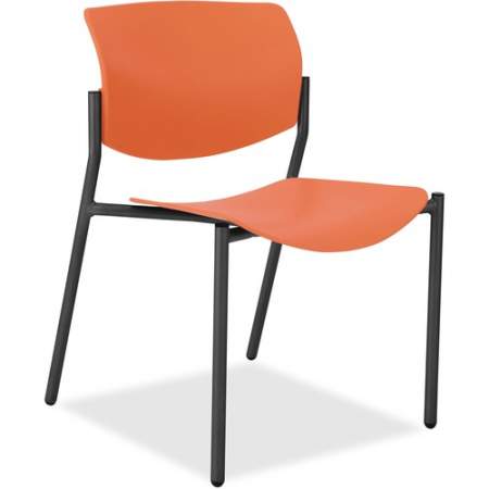 Lorell Stack Chairs with Molded Plastic Seat & Back (83113A203)