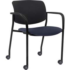 Lorell Stack Chairs with Plastic Back & Fabric Seat (83115A204)