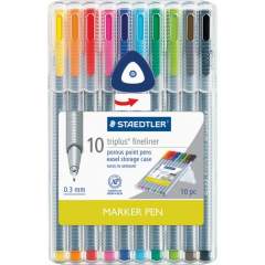Staedtler Triplus Fineliner Marker Pen (334SB10US)
