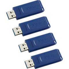 Verbatim 16GB USB Flash Drive - 4pk - Blue (97275CT)