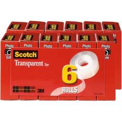 Scotch Transparent Tape - 3/4"W (6006PKBD)