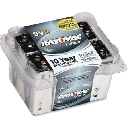 Rayovac 9V Lithium Battery (R9VL8G)