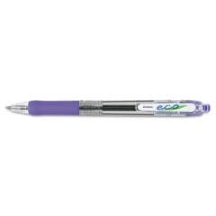 Zebra ECO Jimnie Clip Ballpoint Pen, Retractable, Medium 1 mm, Blue Ink, Translucent Blue Barrel, Dozen (22520)