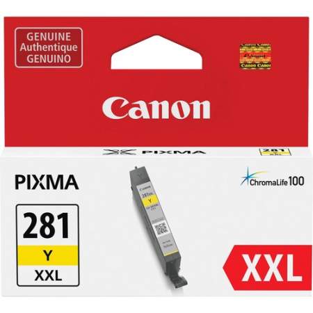 Canon CLI-281 XXL Original Ink Cartridge - Yellow (CLI281XXLYW)