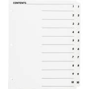Business Source Table of Content Quick Index Dividers (05854)