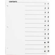 Business Source Table of Content Quick Index Dividers (05855)