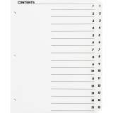 Business Source Table of Content Quick Index Dividers (05857)