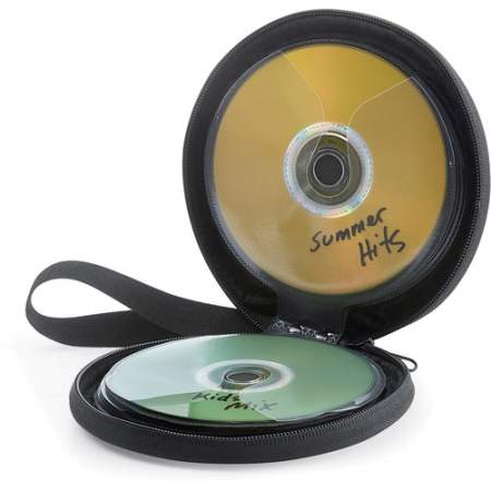 Verbatim CD/DVD Storage Wallet ­24 ct. Black (70104)
