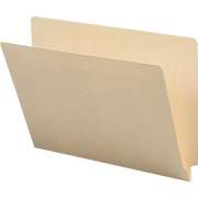 Business Source Straight Tab Cut Letter Recycled End Tab File Folder (17237)