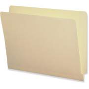 Business Source Straight Tab Cut Letter Recycled End Tab File Folder (17239)
